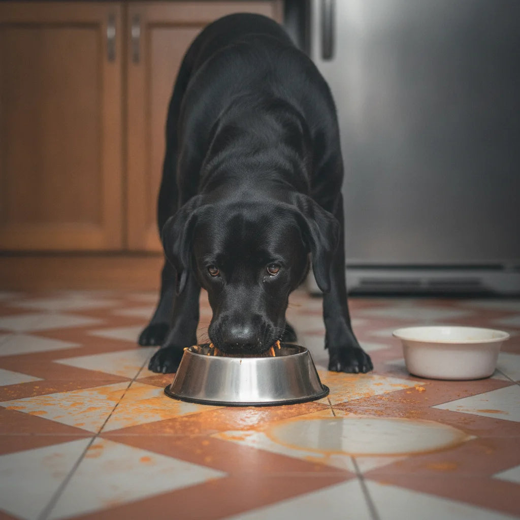 Slow Feed Licking Bowl — before