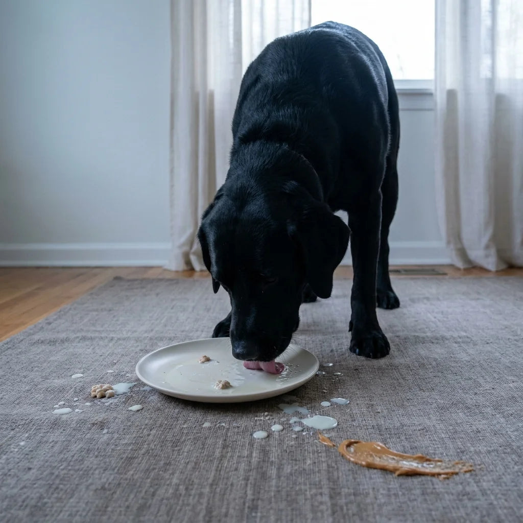 Slow Feed Licking Bowl — before